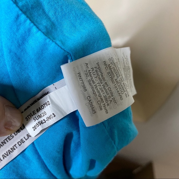 J. Crew pull on blue linen skirt XL - Picture 9 of 9